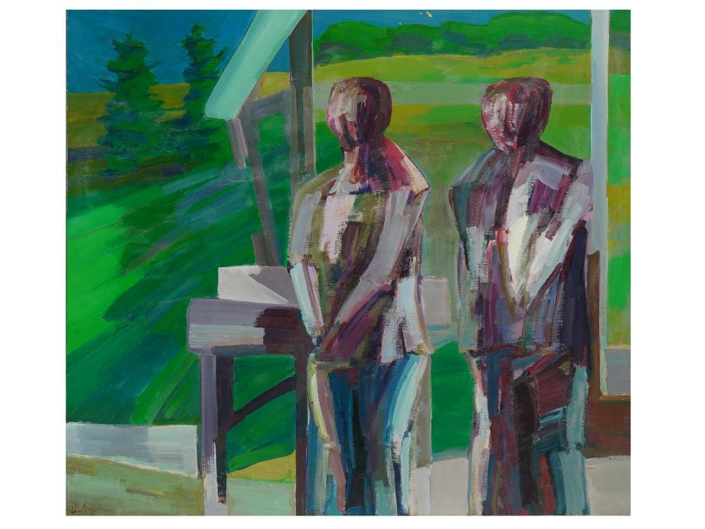 mid century american oil painting by erwin wending · Antique Arena Inc · 2025-03-02 Erwin Wending comparable auction result: mid century american oil painting by erwin wending