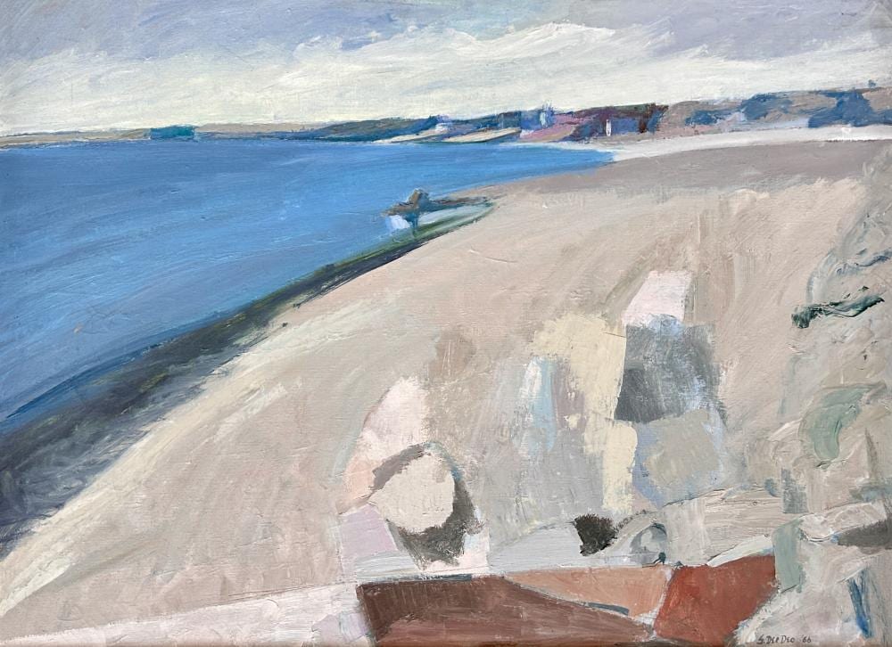 Sal Del Deo comparable auction result: salvatore del deo 1928 east end 1966 oil on canvas 28 x 38 32 x 42 1 2 framed