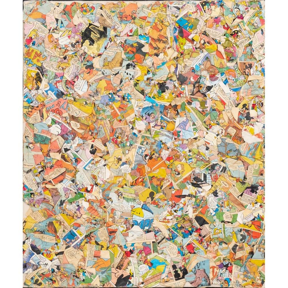 Arturo Carmassi comparable auction result: arturo carmassi collage su tela