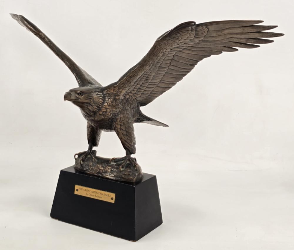 Gilroy Roberts comparable auction result: gilroy roberts the great american eagle bronze
