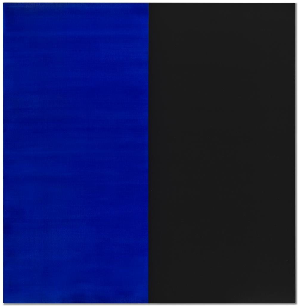 Callum Innes comparable auction result: callum innes b 1962 untitled lamp black no 3 oil on linen70 x 68 7