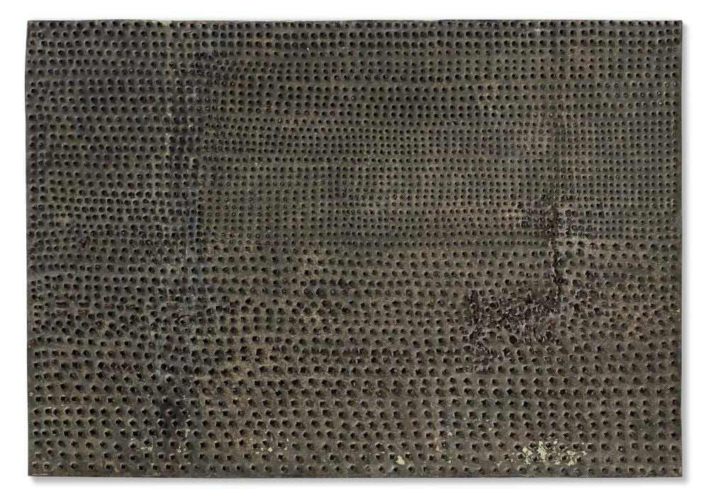 Mathias Goeritz comparable auction result: mathias goeritz 1915 1990 message no 3b deut xxviii 19 perforated