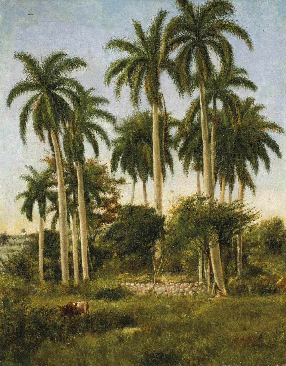 Eduardo Morales comparable auction result: eduardo morales y morales cuban landscape