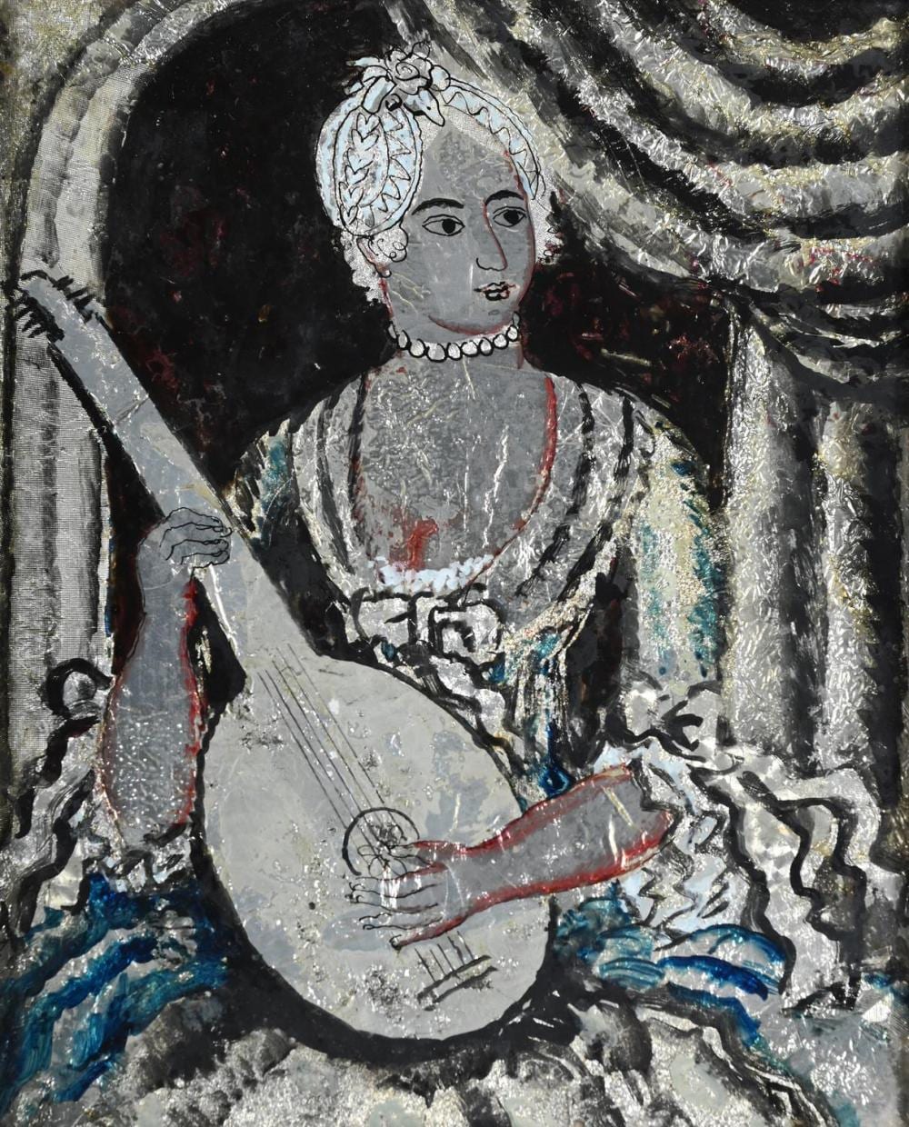 Dora Carrington comparable auction result: dora carrington british 1893 1932 bewigged musician