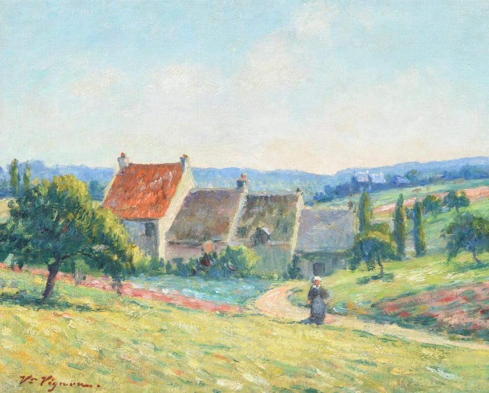 Victor Alfred Paul Vignon comparable auction result: victor vignon french 1847 1909 paysage