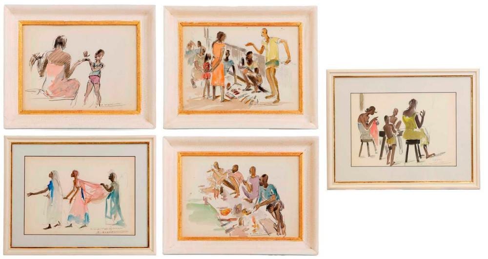 Paul Daxhelet comparable auction result: paul daxhelet belgian 1905 1993