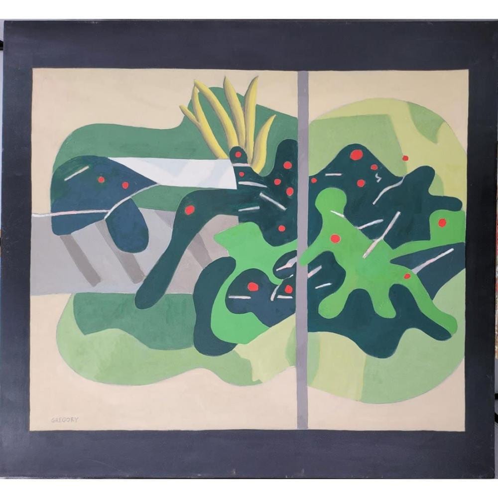 Bruce Gregory comparable auction result: bruce gregory american 1917 2002 large abstract painting signed estate fresh