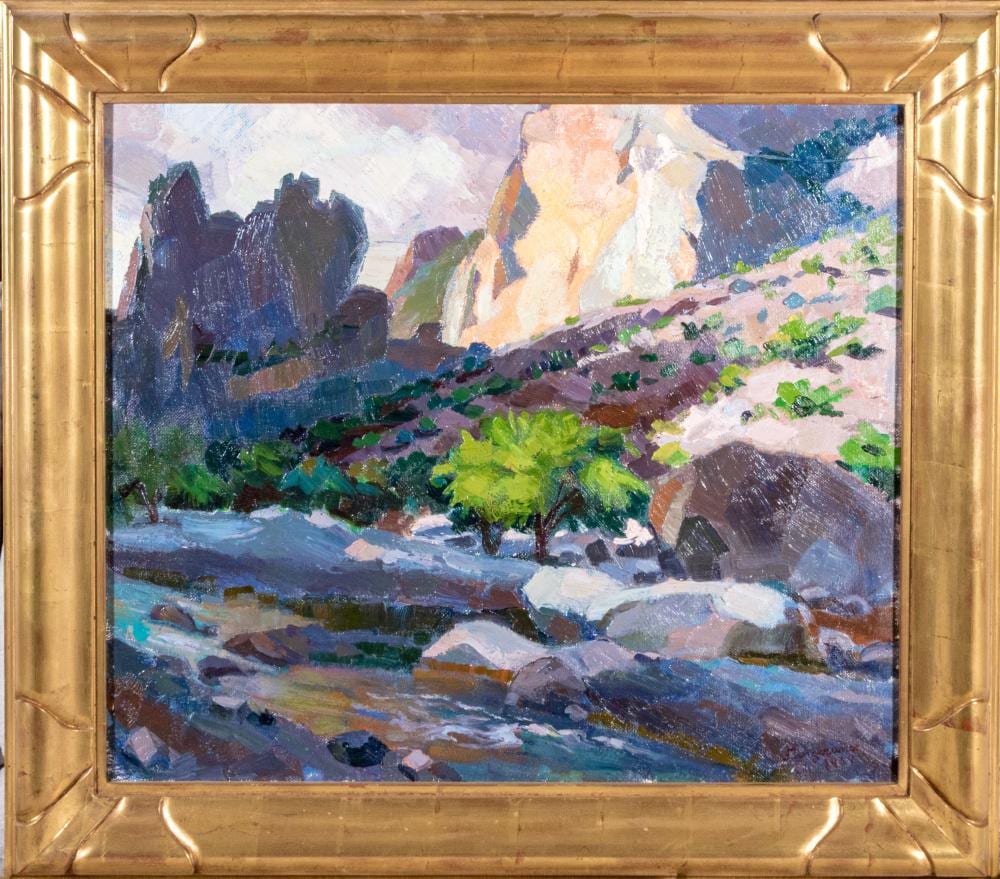 Juan Eugenio Mingorance comparable auction result: juan eugenio mingorance mexican 1906 1979 montes de mexico oil on canvas circa 1969