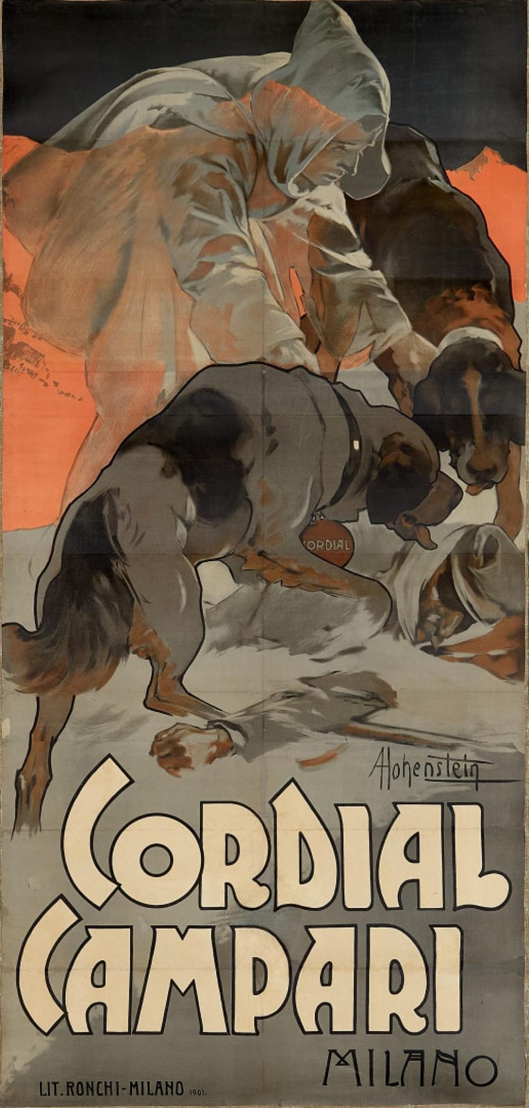 Adolf Hohenstein comparable auction result: adolf hohenstein 1854 1928 cordial campari 1904