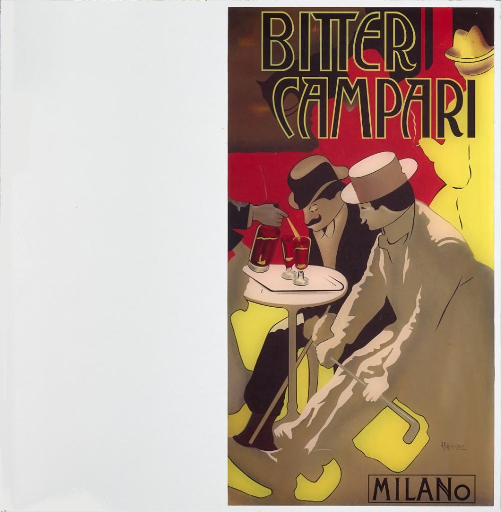 Adolf Hohenstein comparable auction result: adolf hohenstein 1854 1928 bitter campari milano