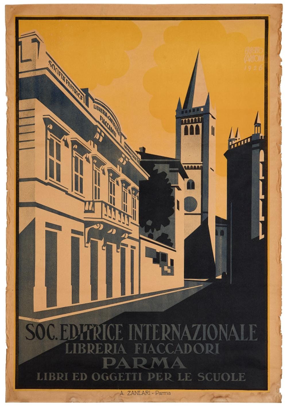 Erberto Carboni comparable auction result: erberto carboni 1899 1984 soc editrice internazionale libreria fiaccadori parma 1926