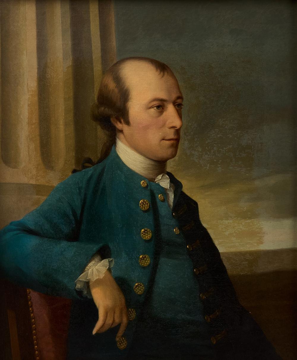 Tilly Kettle comparable auction result: tilly kettle 1735 1786 portrait of a gentleman