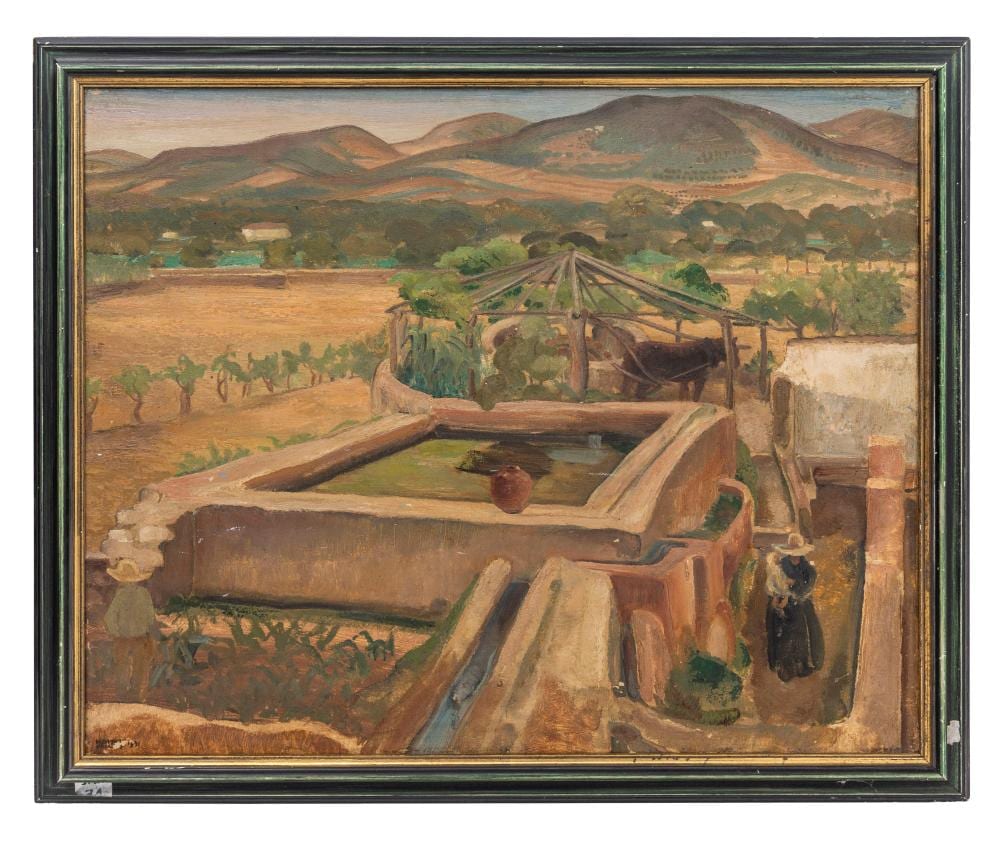 Harmen Hermanus Meurs comparable auction result: harmen meurs b 1891 1964 oil of vegetable garden