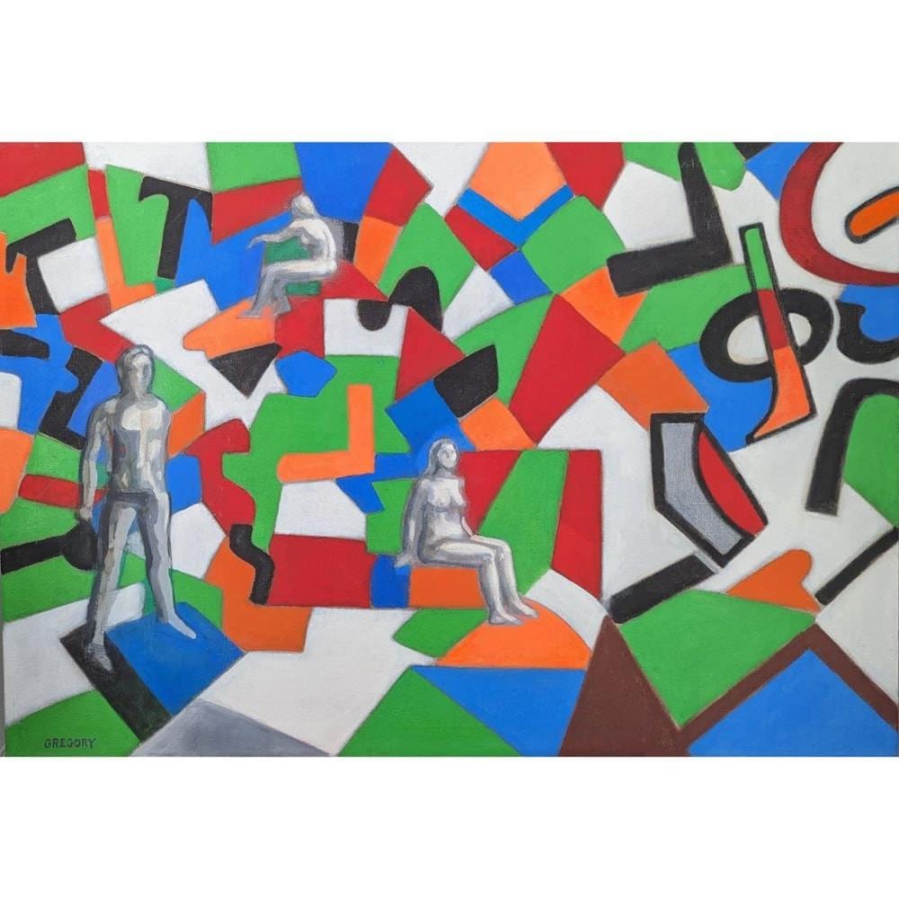 Bruce Gregory comparable auction result: bruce gregory american 1917 2002 abstract painting signed estate fresh