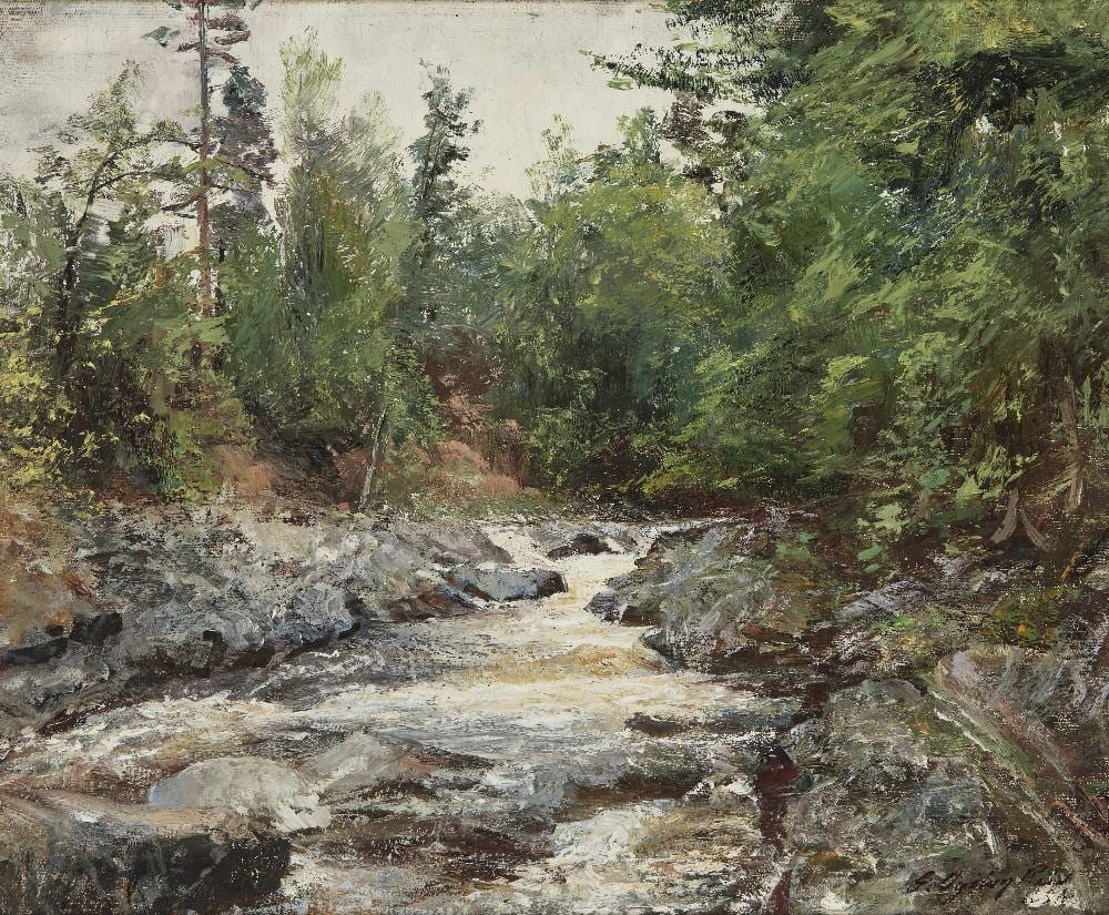 George Ogilvy Reid comparable auction result: george ogilvy reid the river tilt scotland