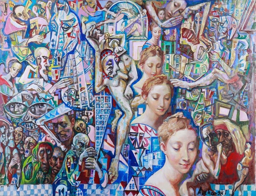 Alexander Alkhovsky comparable auction result: alexander alkhovsky 1947 st petersburg lives and works in hamburg