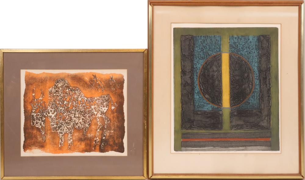 George Allen Nama comparable auction result: george allen nama 1939 from my window etching