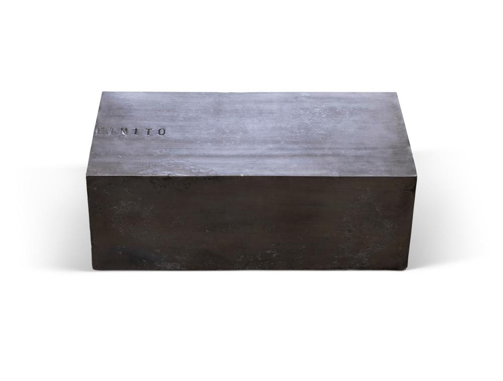 Giovanni Anselmo comparable auction result: giovanni anselmo 1934 2023 infinito infinity lead5 x 15 5 8 x 7 in