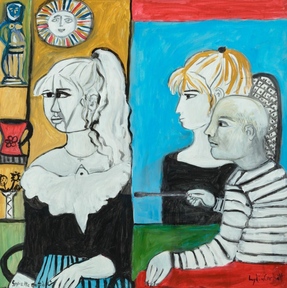Lydia Corbett comparable auction result: lydia corbett n e sylvette david b 1934 the picasso studio vallauris