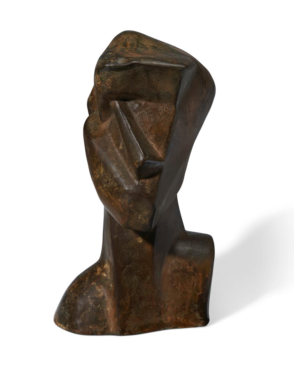 joseph cs ky 1888 1971 t te cubiste bronze with light brown patinaheigh · Christie's · 2025-03-07 József Csáky comparable auction result: joseph cs ky 1888 1971 t te cubiste bronze with light brown patinaheigh