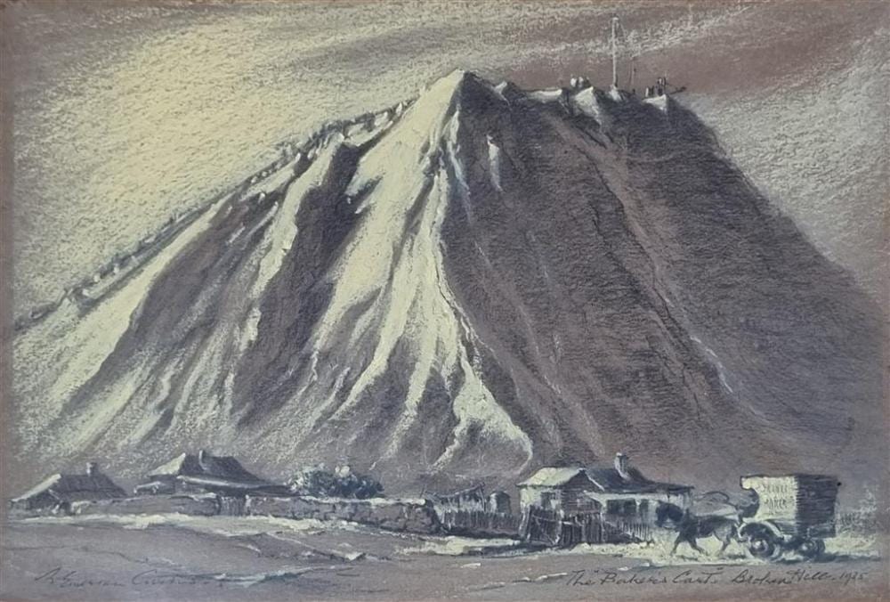 robert emerson curtis 1898 1996 the baker s cart broken hill 1935 oil pastel on brown paper signed lower left titled and d · Raffan Kelaher & Thomas · 2025-03-11 Robert Emerson Curtis comparable auction result: robert emerson curtis 1898 1996 the baker s cart broken hill 1935 oil pastel on brown paper signed lower left titled and d
