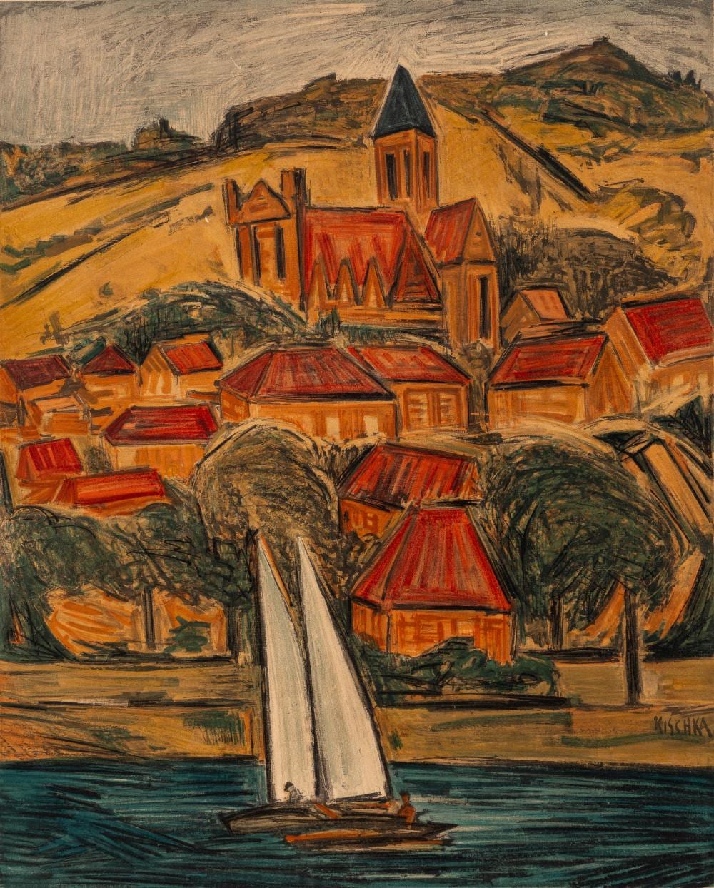 Isis Kischka comparable auction result: isis kischka b 1908 d 1973 riverside village