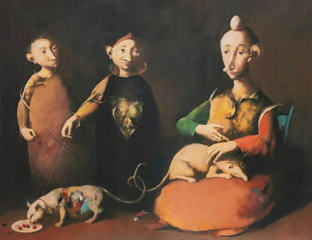 Georges Mazilu comparable auction result: georges mazilu b 1951 untitled