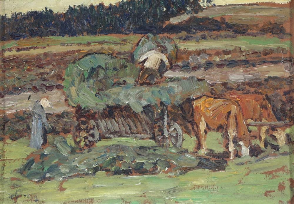 Alexander (1878) Gerbig comparable auction result: alexander gerbig 1878 1948 hay harvest