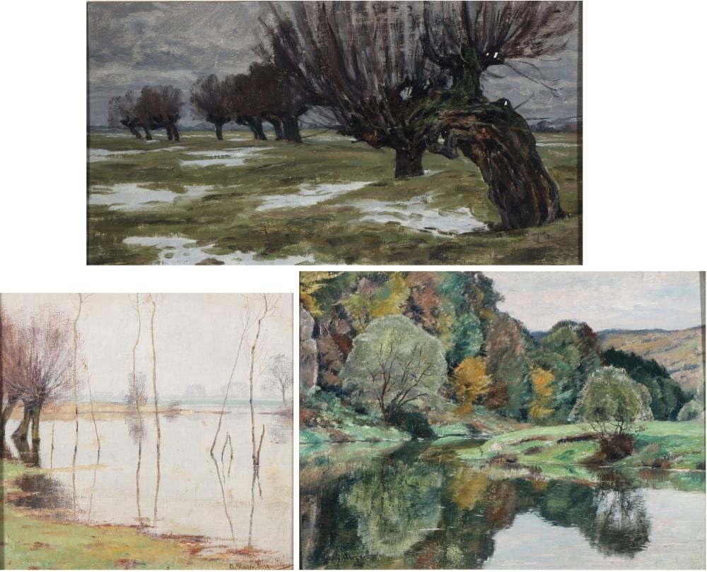 Alfred Rasenberger comparable auction result: alfred rasenberger 1885 1949 3 landscapes