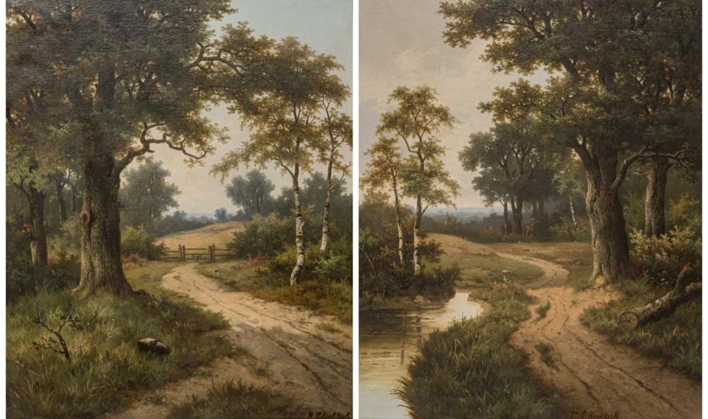 Hendrik Pieter Koekkoek comparable auction result: hendrik pieter koekkoek 1873 1890