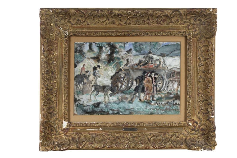 Max Jacob comparable auction result: max jacob 1876 1944 f te campagnarde au chariot