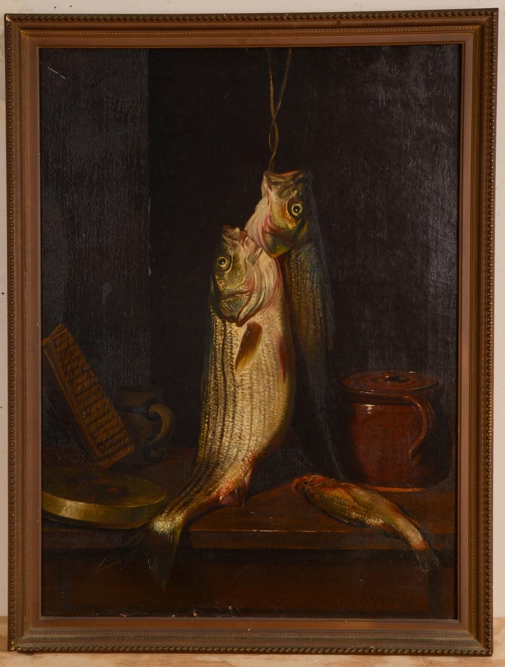 Andrew John Henry Way comparable auction result: andrew john henry way 1826 1888 two fish