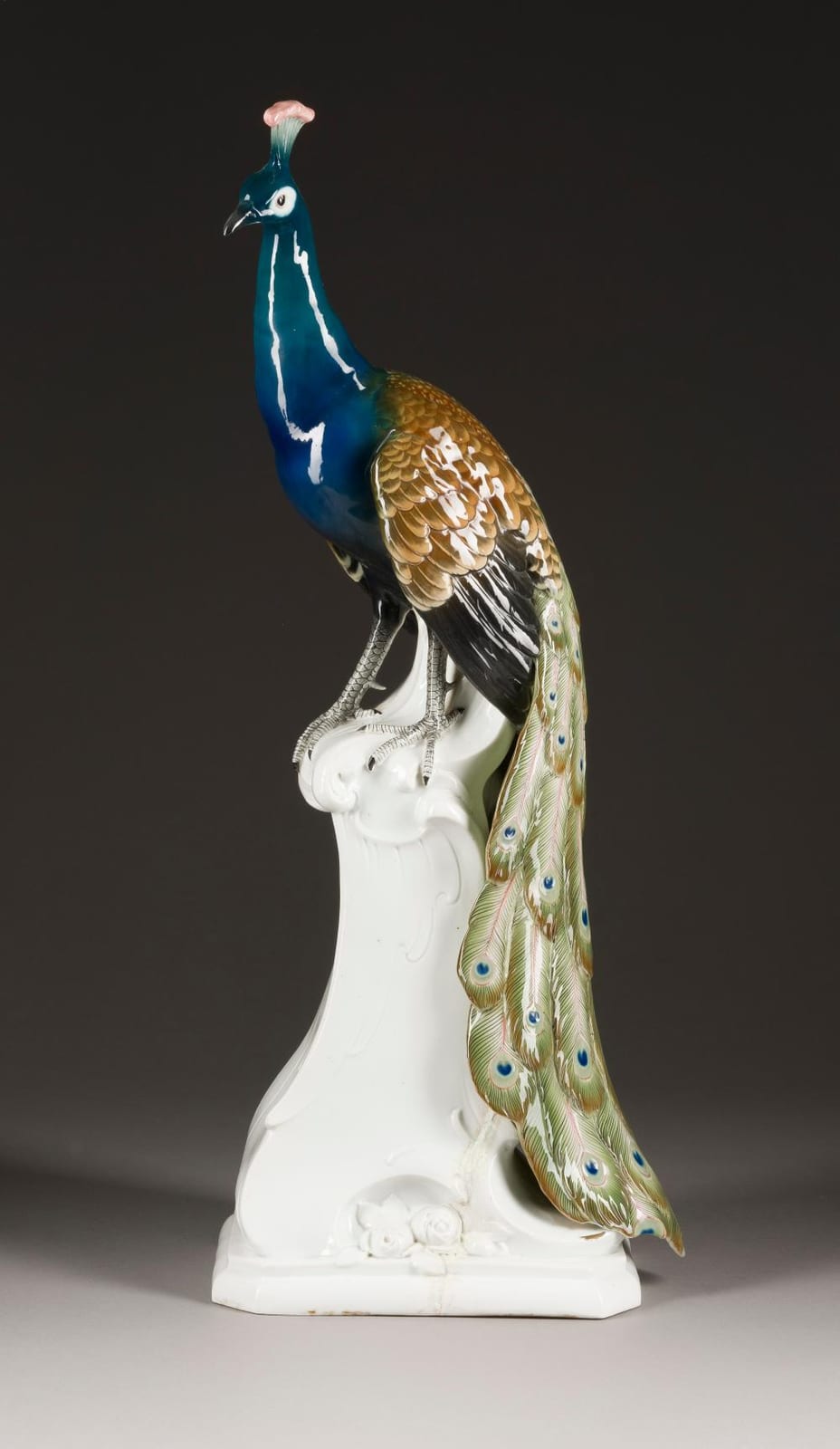 Theodor Kärner comparable auction result: theodor k rner attr grosse figur pfau auf postament