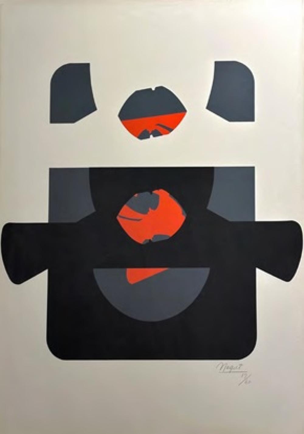 Edgar Negret (1920 - 2021) S/T, sf. Serigrafia Medidas: 100 x 70 cm Ed.17/60 comparable sale
