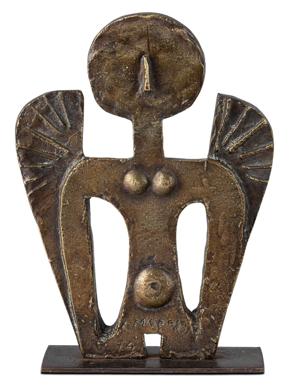 Giannis Moralis comparable auction result: giannis moralis 1916 2009 angel