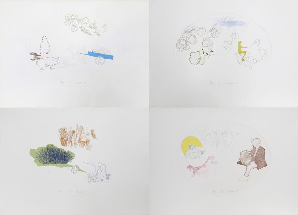 anthony deigan lot of 4 etchings with aquatint · RoGallery · 2025-03-13 Anthony Deigan comparable auction result: anthony deigan lot of 4 etchings with aquatint