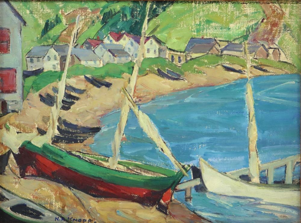 Nellie Augusta Knopf comparable auction result: nellie augusta knopf 1875 1962 ogonquit maine