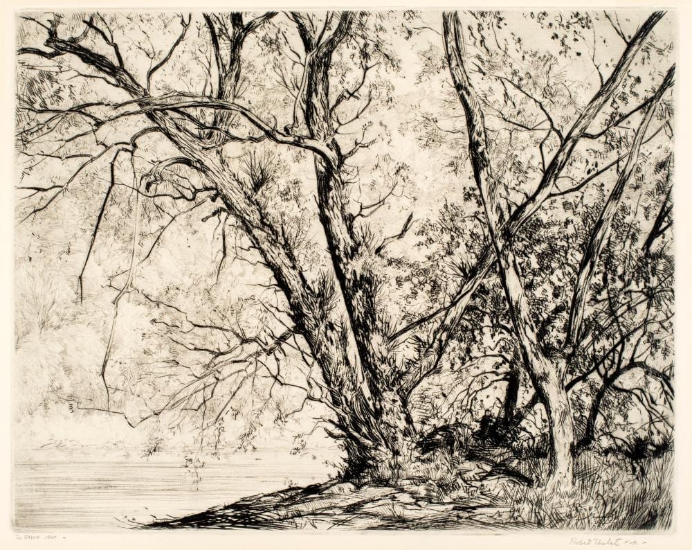 Robert Hogg Nisbet comparable auction result: robert hogg nisbet 1879 1961 through the willows 1933
