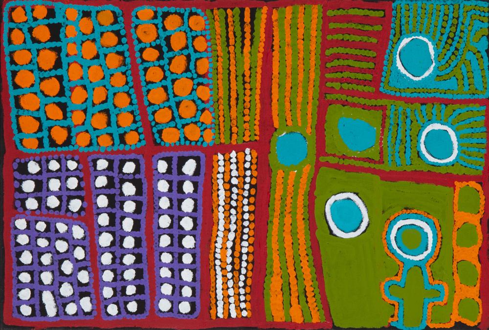 Weaver Jack comparable auction result: weaver jack untitled 2008 acrylic on linen