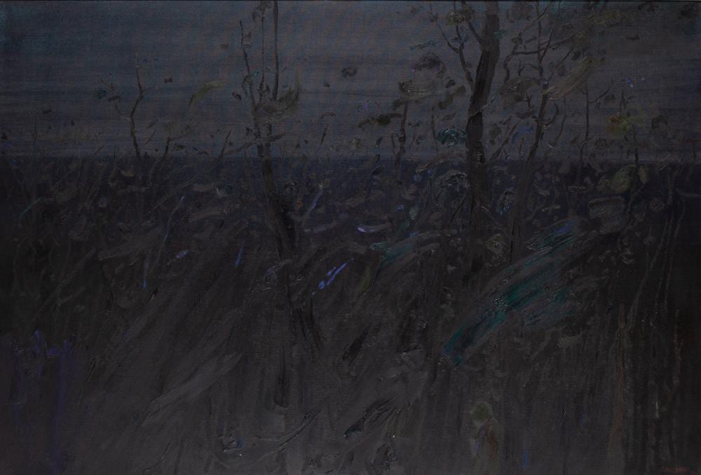 clem millward bush nocturne oil on canvas · GFL Fine Art · 2025-03-09 Clem Millward comparable auction result: clem millward bush nocturne oil on canvas