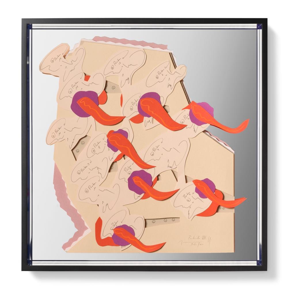 Jorinde Voigt comparable auction result: jorinde voigt b 1977 particella viii ink oil chalk and graphite on pa