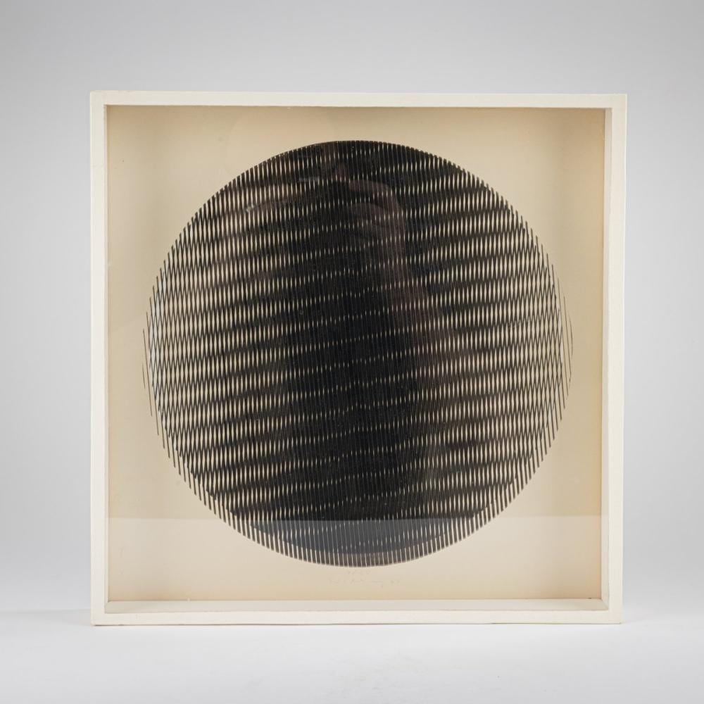 Wolfgang Ludwig comparable auction result: wolfgang ludwig 1923 mielesdorf 2009 berlin kinematic disk 1965