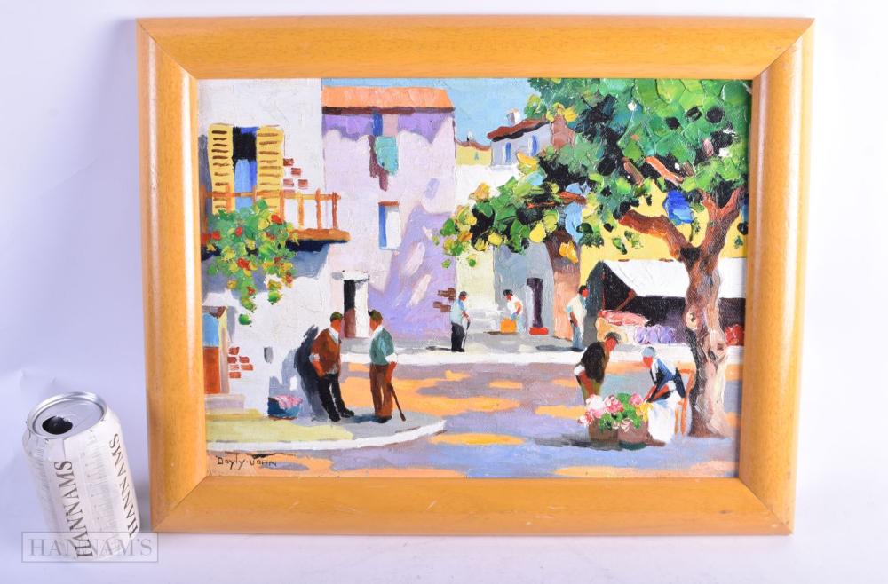 Cecil Rochfort D'Oyly-John comparable auction result: cecil rochfort d oyly john 1906 1993 oil on board street scene 48 cm x 36 cm