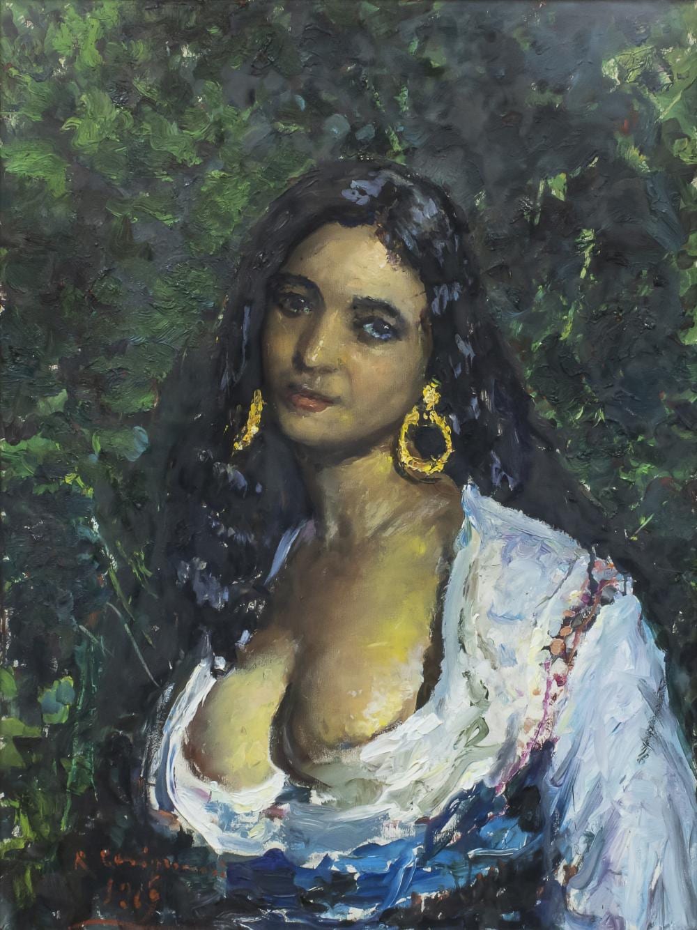Roberto Carignani comparable auction result: oil painting by roberto carignani