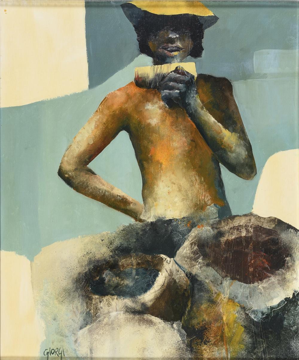 Giuseppe Giorgi comparable auction result: oil painting by giuseppe giorgi