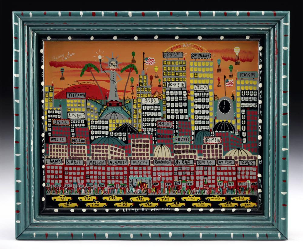 benny carter painting little big new york · Artemis Fine Arts · 2025-03-20 Benny Carter comparable auction result: benny carter painting little big new york
