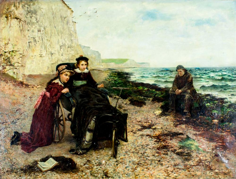 William Henry Bartlett (Irish,1858-1932) oil painting antique sold by Broward Auction Gallery LLC, lot 217 — auction record photograph