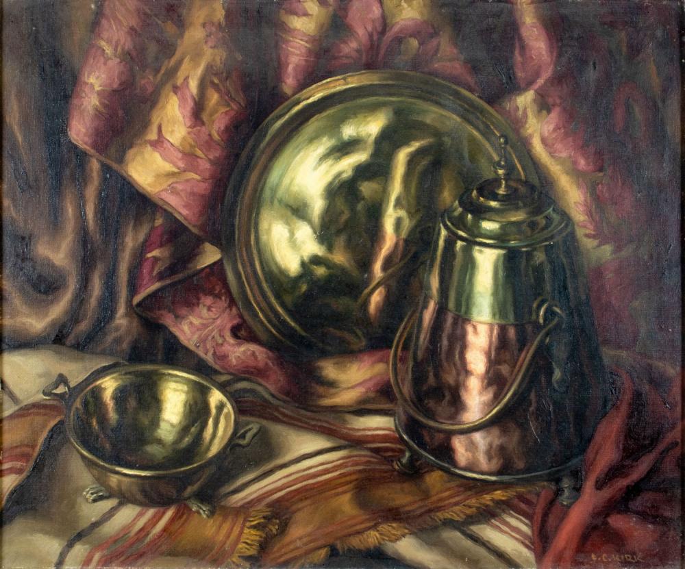 Frank Cohen Kirk comparable auction result: frank cohen kirk pa ny russia 1889 1963 oil painting