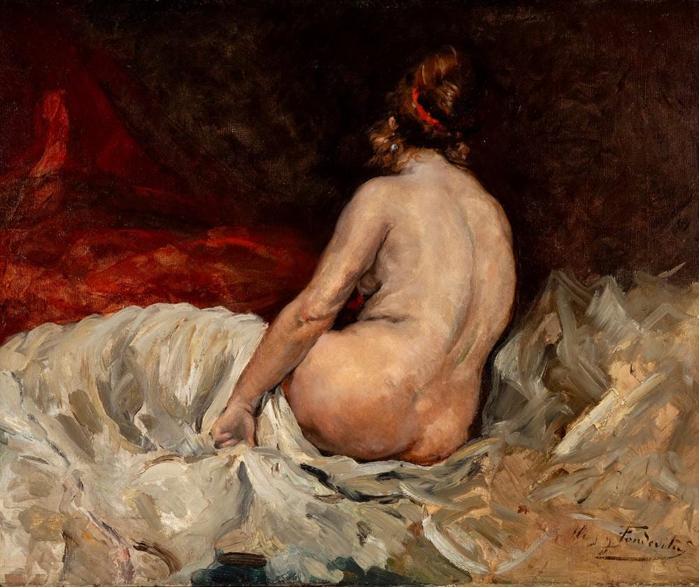 arcadi mas i fondevila barcelona 1852 sitges barcelona 1934 interior with figure oil on canvas signed in the lower right corner · Setdart Auction House · 2025-03-19 Arcadi Mas i Fondevila comparable auction result: arcadi mas i fondevila barcelona 1852 sitges barcelona 1934 interior with figure oil on canvas signed in the lower right corner