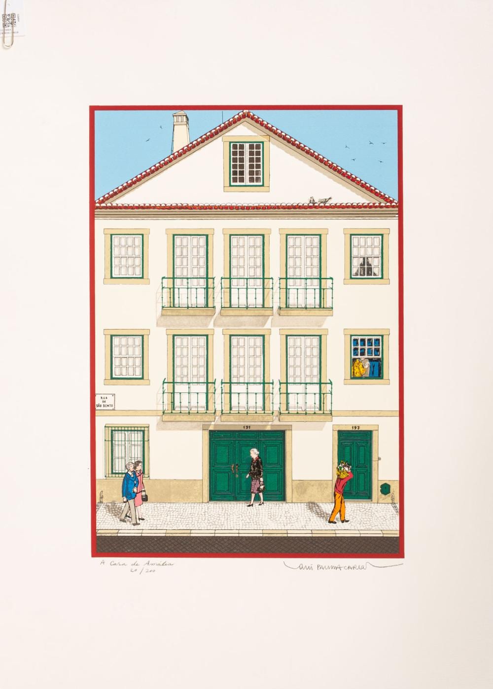 rui palma carlos 1948 2008 a casa de am lia serigrafia sobre papel dim aprox 43 x 31 cm · Palácio do Correio Velho · 2025-03-10 Rui Palma Carlos comparable auction result: rui palma carlos 1948 2008 a casa de am lia serigrafia sobre papel dim aprox 43 x 31 cm